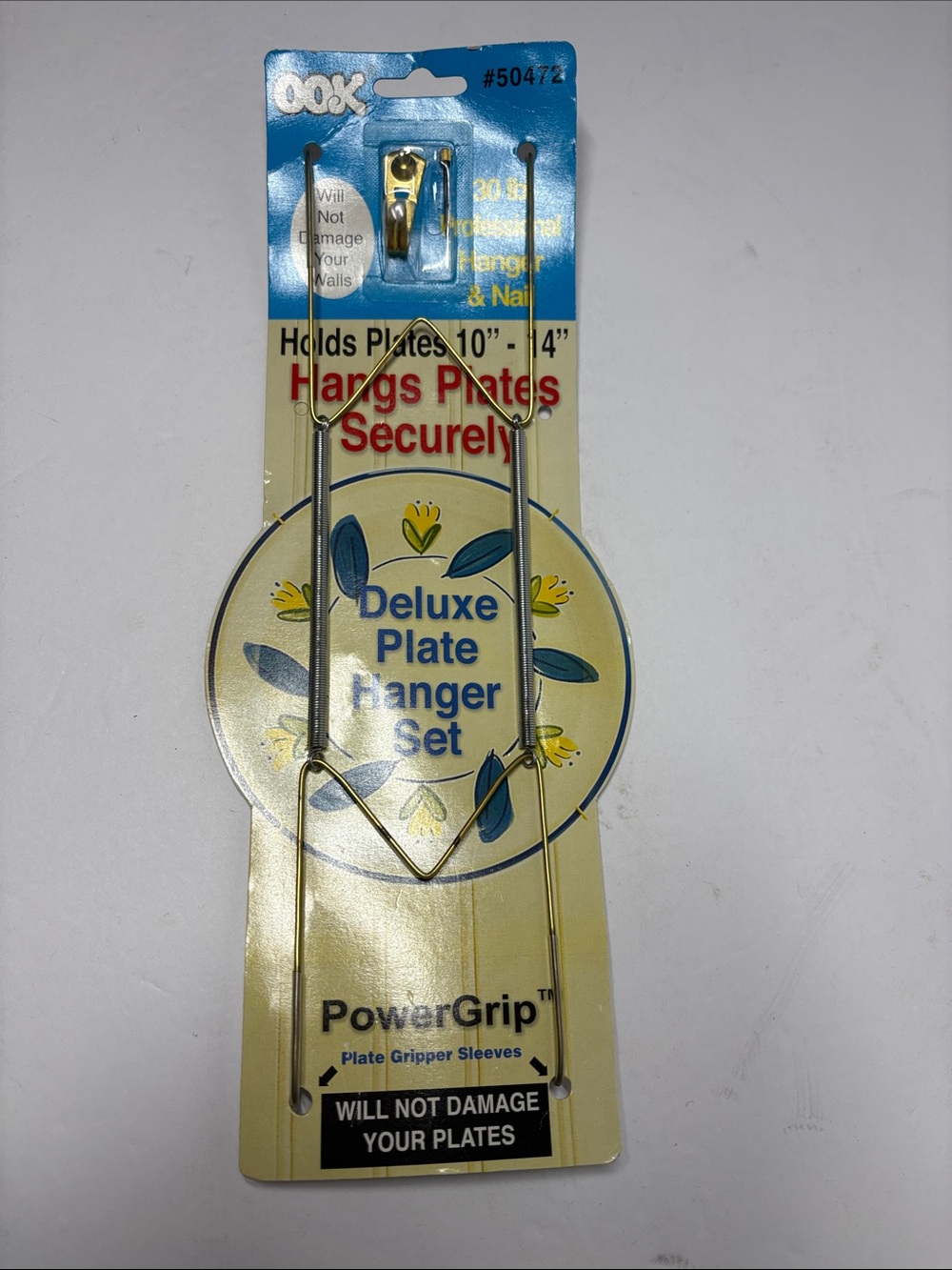 Deluxe Plate Hanger Set - Gold Plate Hanger with PowerGrip